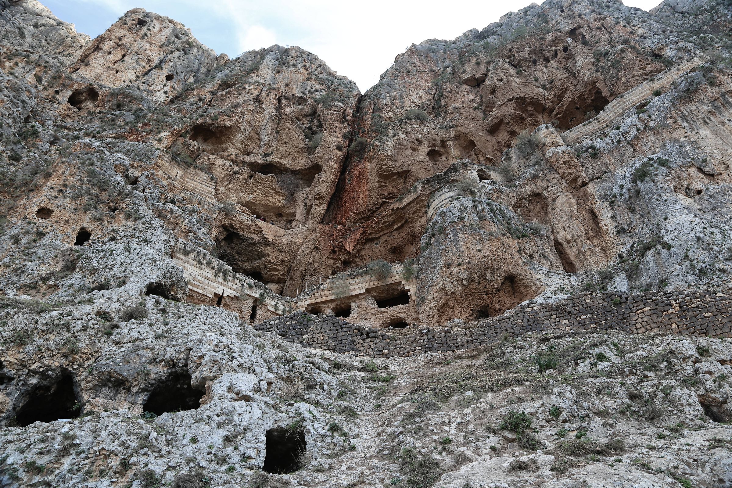 Caves of the Mount Arbel, Israel